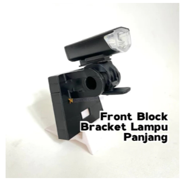 Cycle- Front Block Bracket Lampu Sepeda Lipat