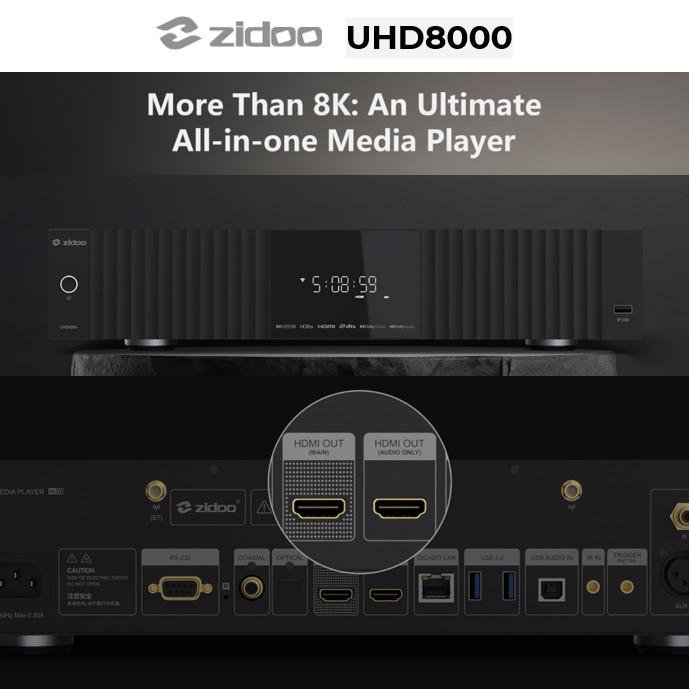 zidoo UHD8000 media player