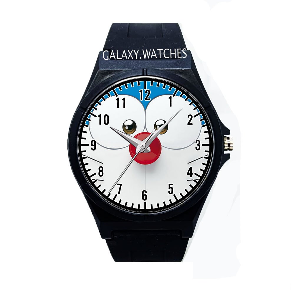 Jam Tangan Anak Cowok Bahan Rubber Anti Air Karakter Doraemon