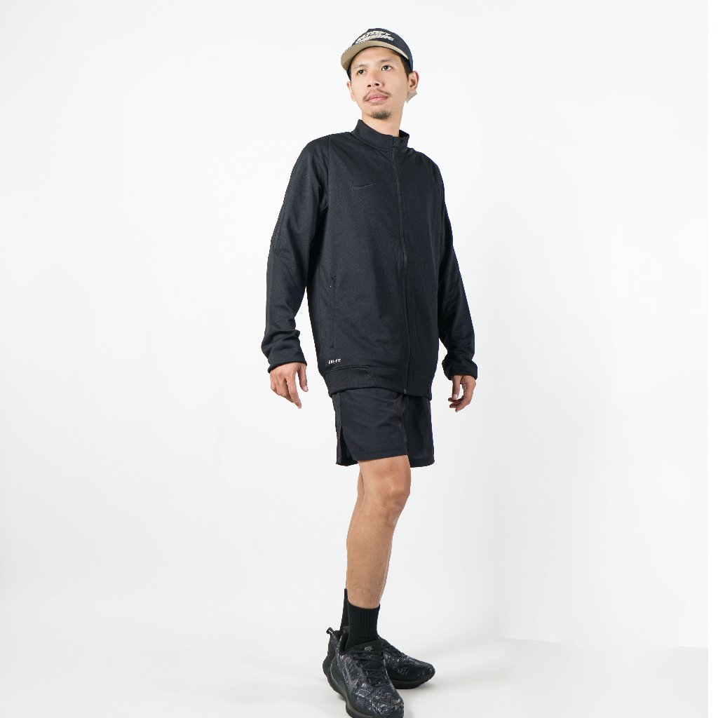 JAKET NIKE DRI - FIT TRACKSUIT TRACKTOP - BLACK