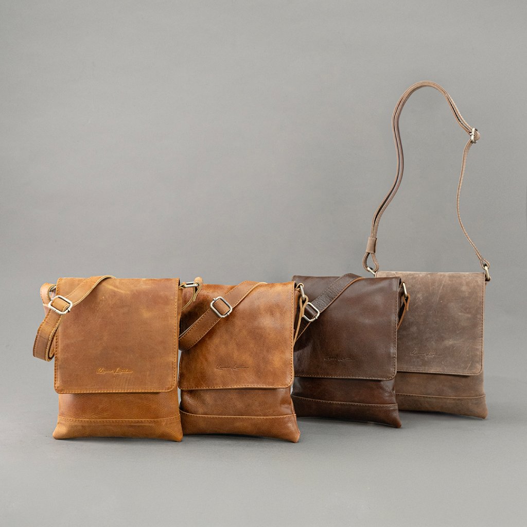 Tas Selempang Pria Kulit Asli SALVO - Kenes Leather