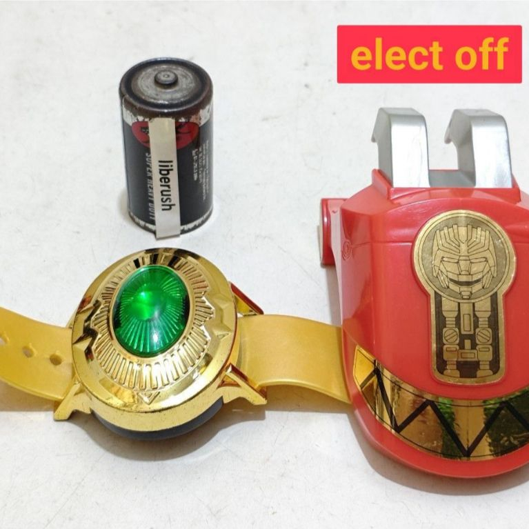 Junk elect off vintage bandai ginga bracelet seijuu sentai gingaman beast armor shine henshin item t