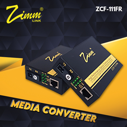 Zimmlink ZCF-111F AB Media Converter