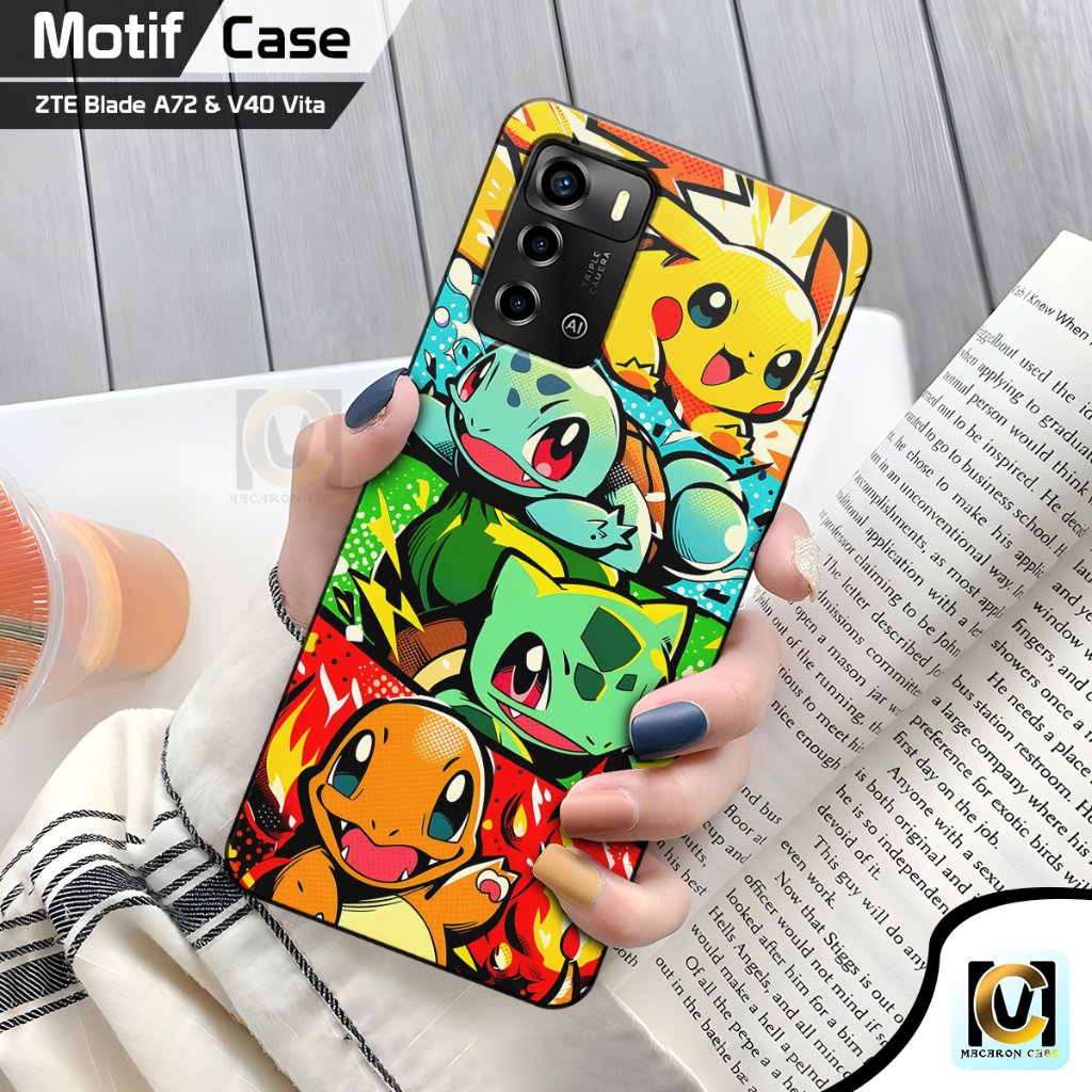 CASE ZTE BLADE A72 & ZTE BLADE V40 VITA | SILIKON LENTUR CASING SOFTCASE PELINDUNG HP ZTE BLADE A72 
