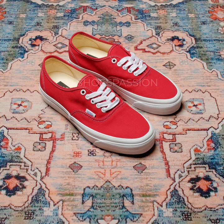 Vans Premium Authentic 44 LX Racing Red Merah Unisex Sneaker Original Store BNIB EU 39