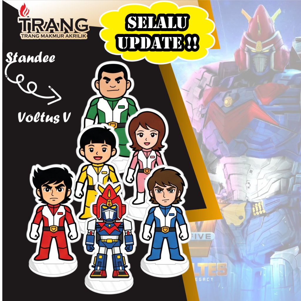 Standee Figure Akrilik Voltus V Chibi / Standing Action figure Acrylic Voltus V Chibi AI