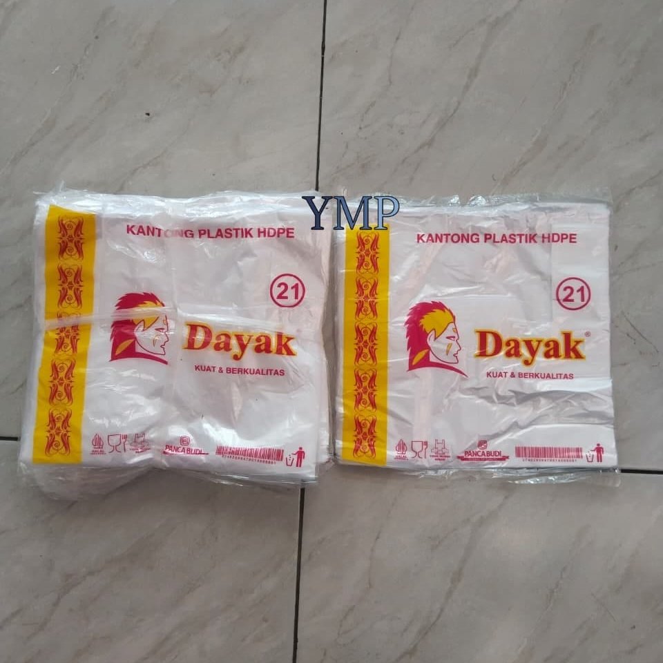 Kantong Plastik Kresek Dayak Bening UK21