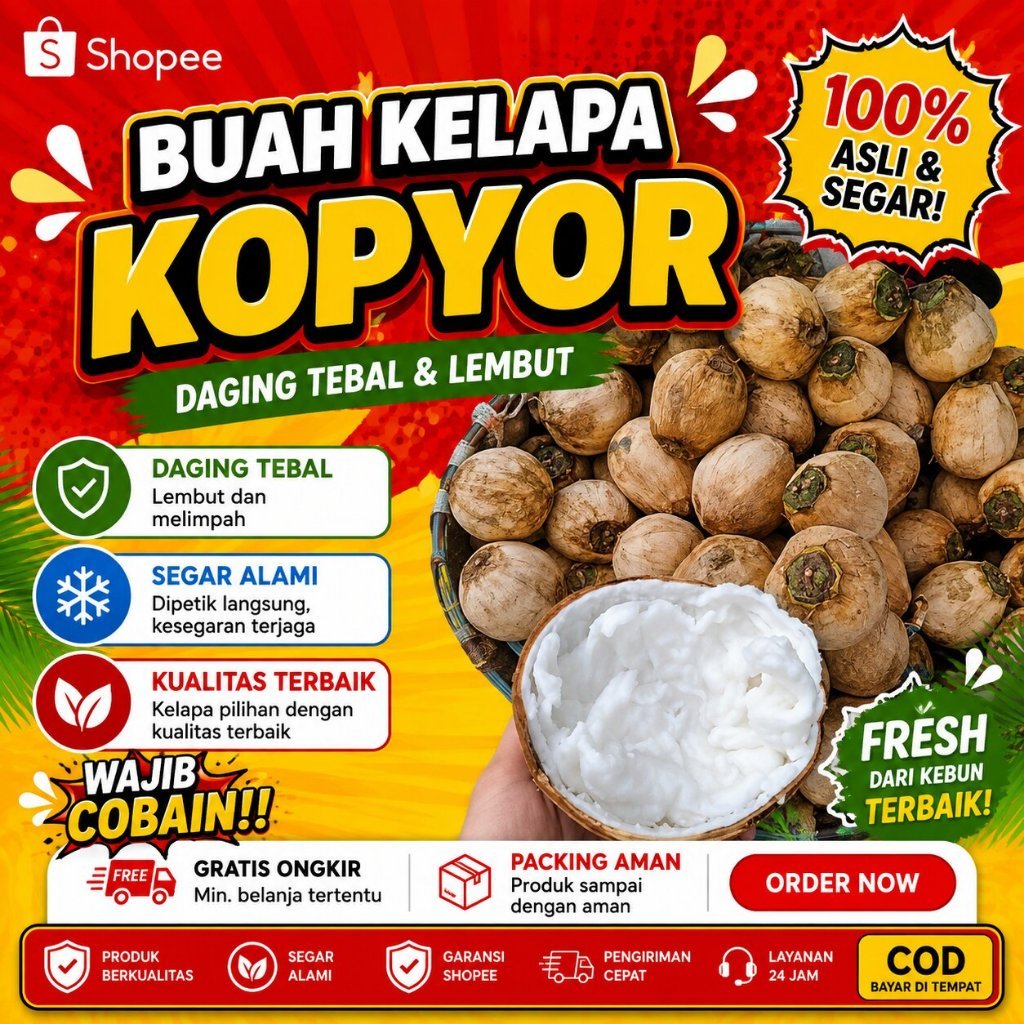 PROMO  Kelapa Kopyor Asli - Kelapa Kopyor Asli - Kelapa Kopyor Utuh
