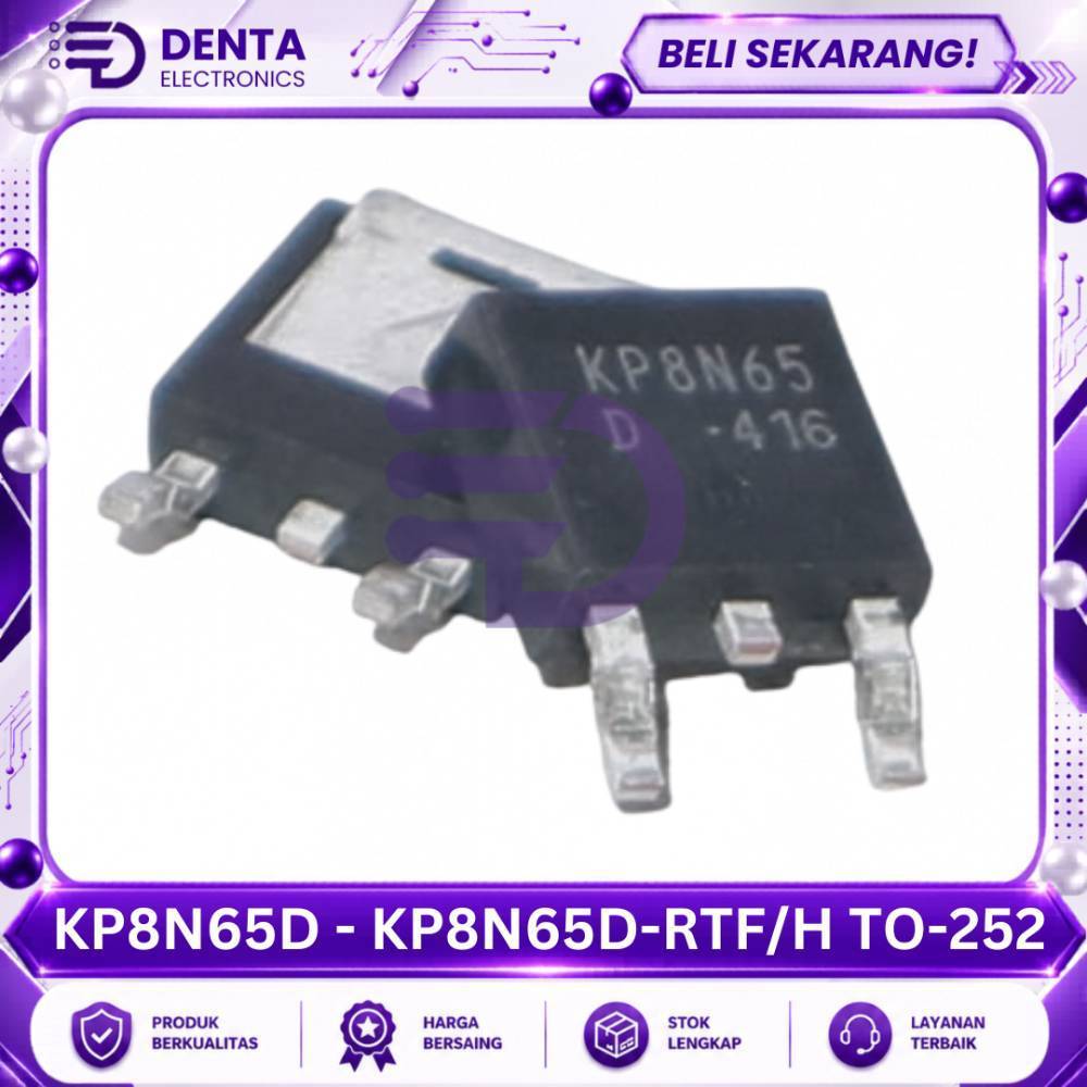 KP8N65D - KP8N65D-RTF/H TO-252 - Komponen Elektronik