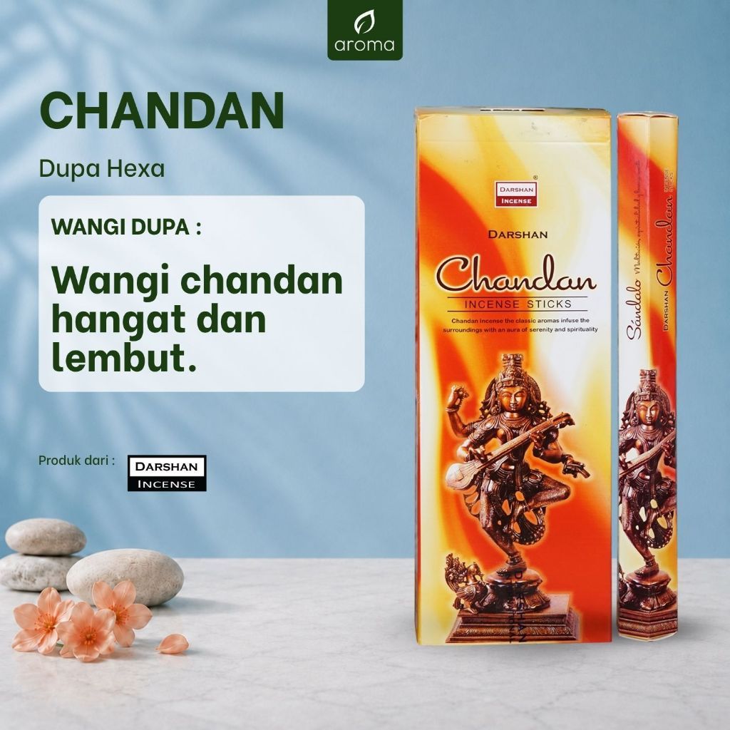 Dupa India Aromaterapi Hexa - Darshan Chandan