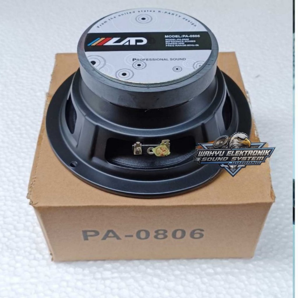 Speaker Midle 6 inch LAD PA-0806 / Spiker 6" khusus Midelan
