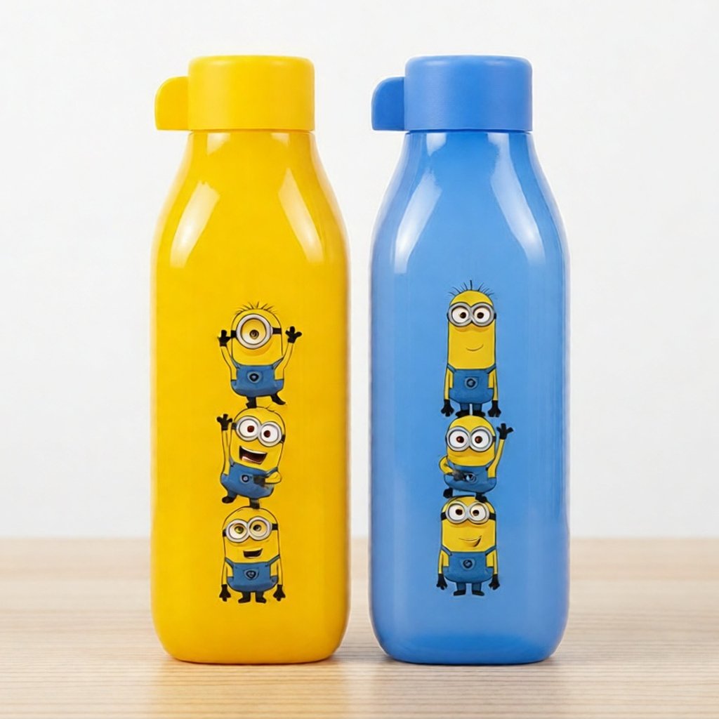 botol eco minion tupperware botol minion ulir 500 ml