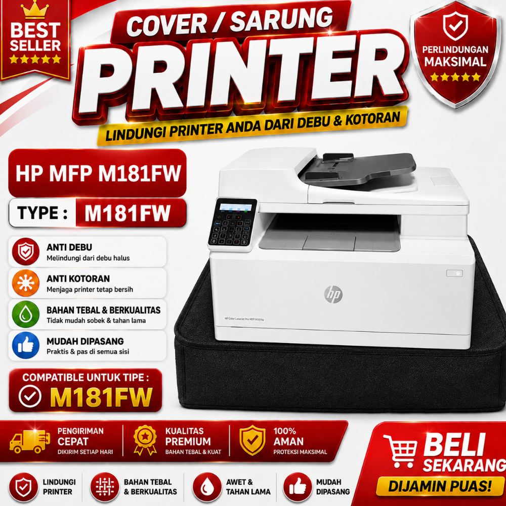cover sarung printer hp mfp m181fw
