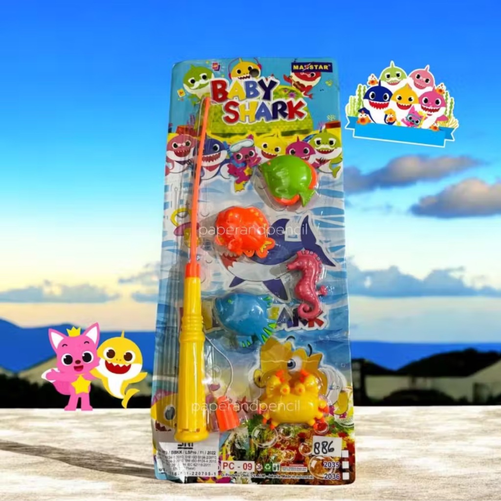 Mainan SET Mancing Ikan MURAH / Mainan Pancing Ikan Magnet Anak