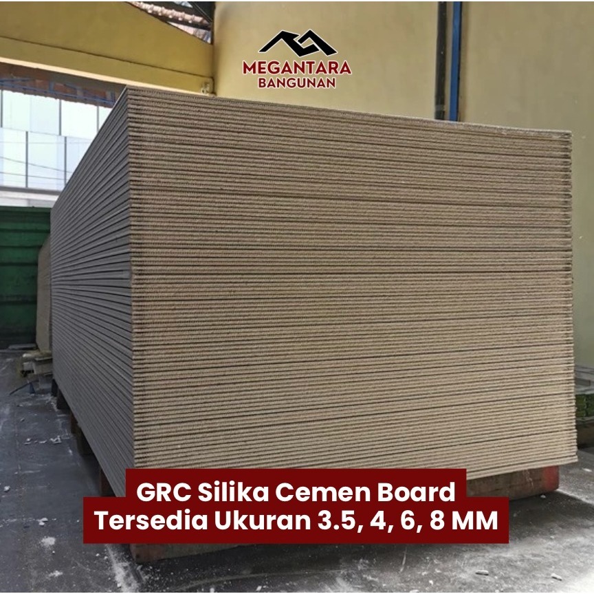 Paket Bundling GRC Cement Board + Sekrup 1 Dus