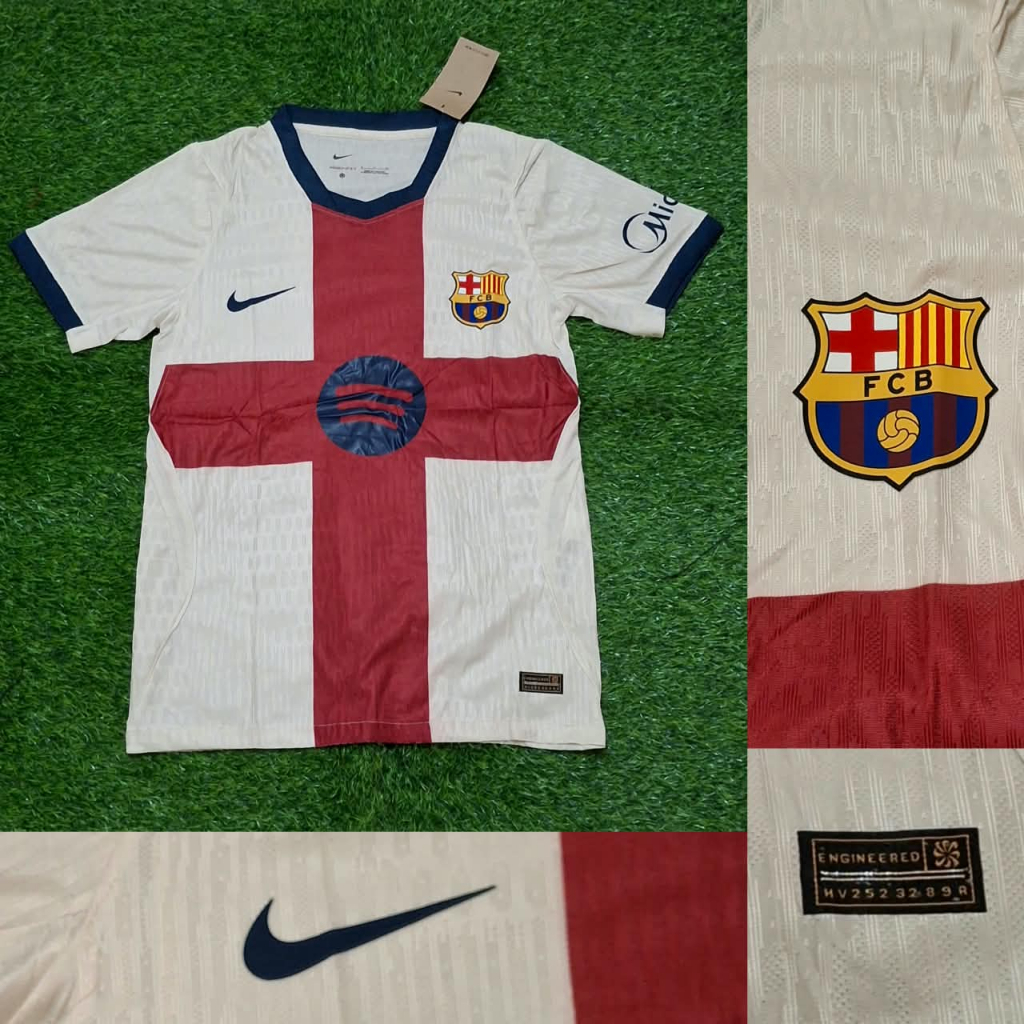 JERSEY PLAYER ISSUE BARCELONA 4TH 2026 2027 PI TERBARU BARCELONA 4TH 26 27