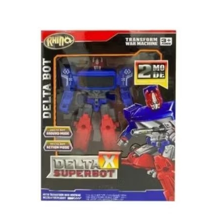 RHINO Delta X Superbot Mainan Anak Robot Transform