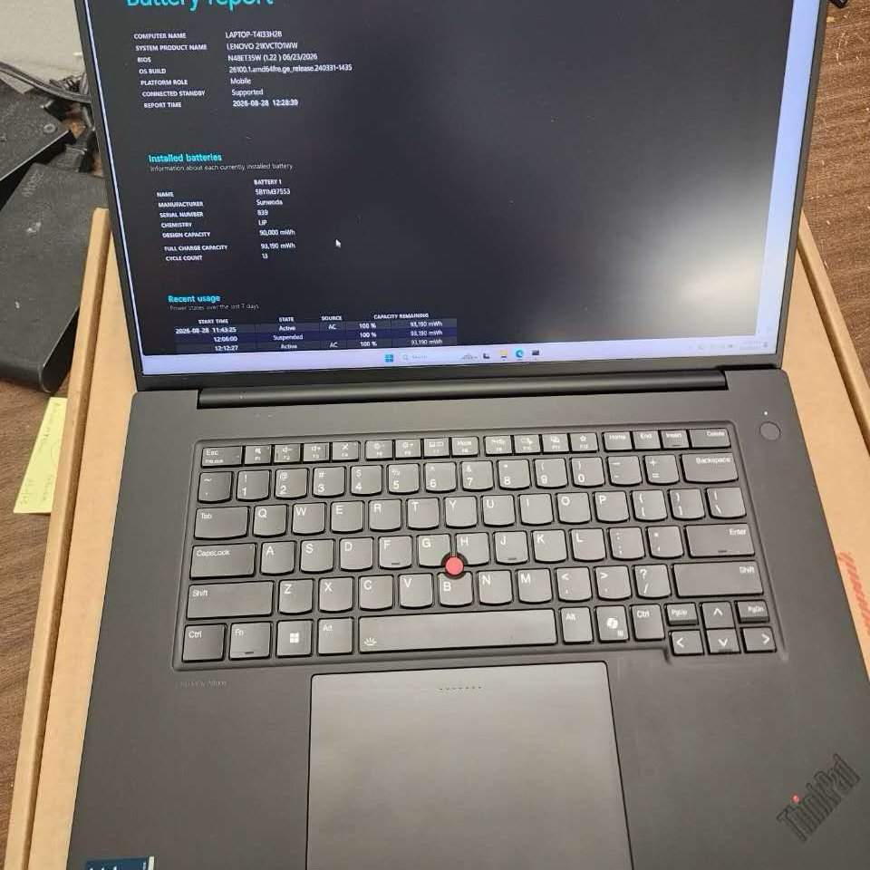 Lenovo ThinkPad P1 Gen 7 Ultra 9 185H RTX4070 64GB 1TB 2K 165Hz