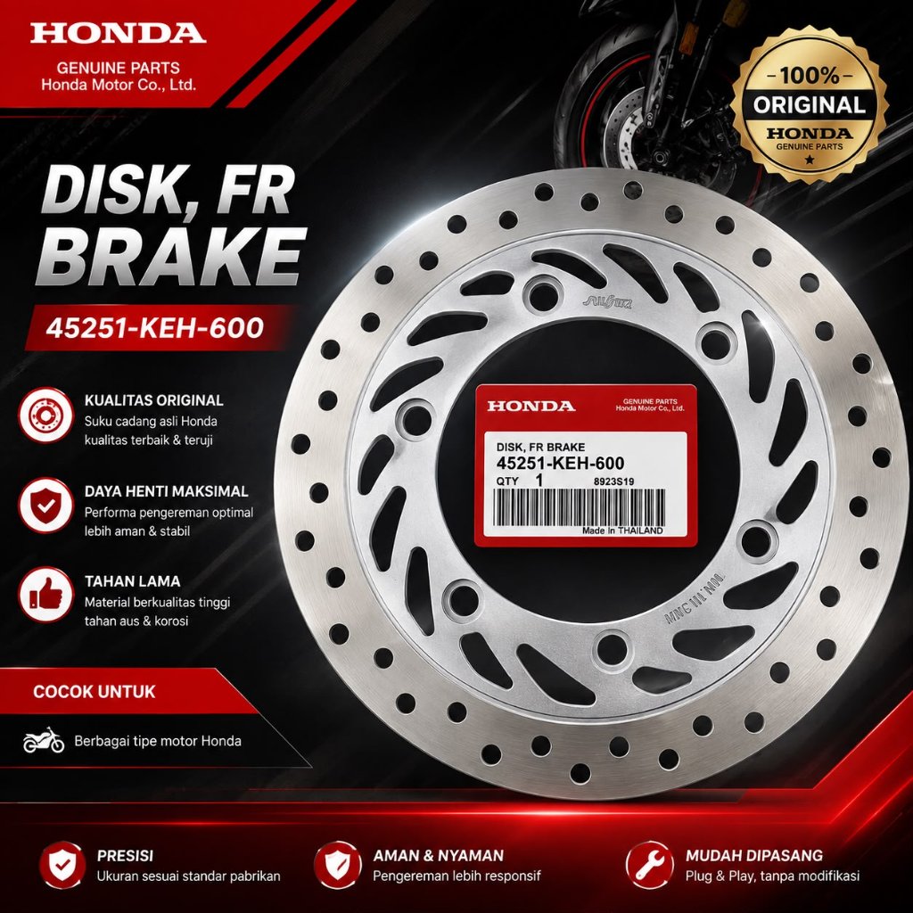 45251-KEH-600 Piringan Cakram Depan Honda Mega Pro