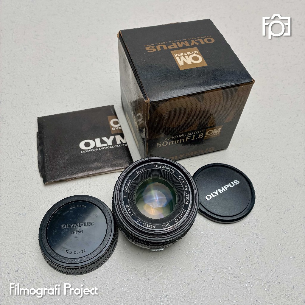 Olympus OM 50mm f1.8 Zuiko MC - Lensa Manual Kamera Analog Vintage Retro SLR 35mm
