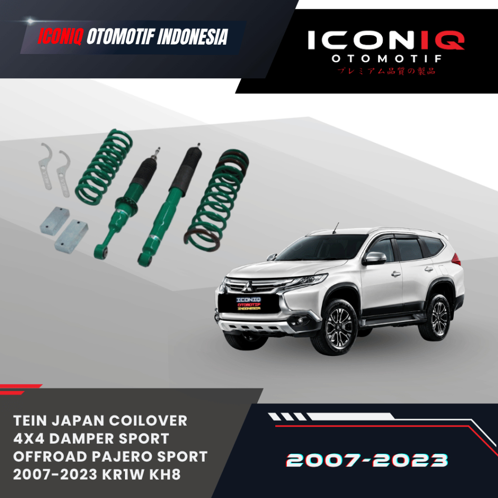 Tein Japan Coilover 4x4 Damper Sport Offroad Pajero Sport 2007-2023 KR1W KH8