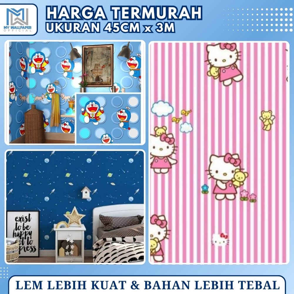 Wallpaper Stiker Dinding Doraemon Walpaper Dinding Doraemon Wallpaper Doraemon