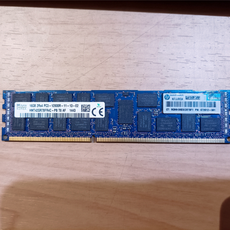 RAM SERVER 16GB PC3 DDR3 12800R
