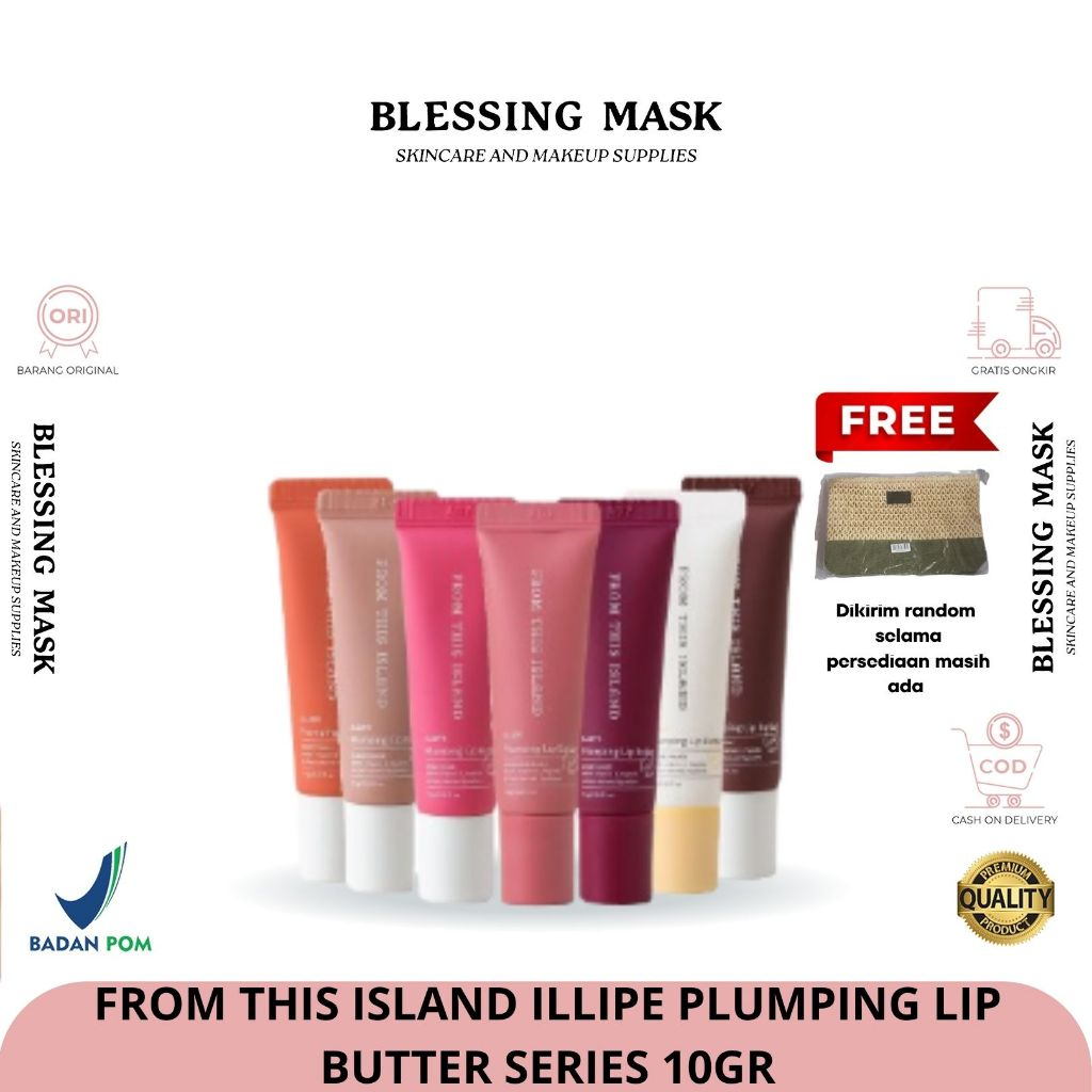 From This Island Illipe Plumpling Lip Butter Series 10ml | Pelembab Bibir FTI