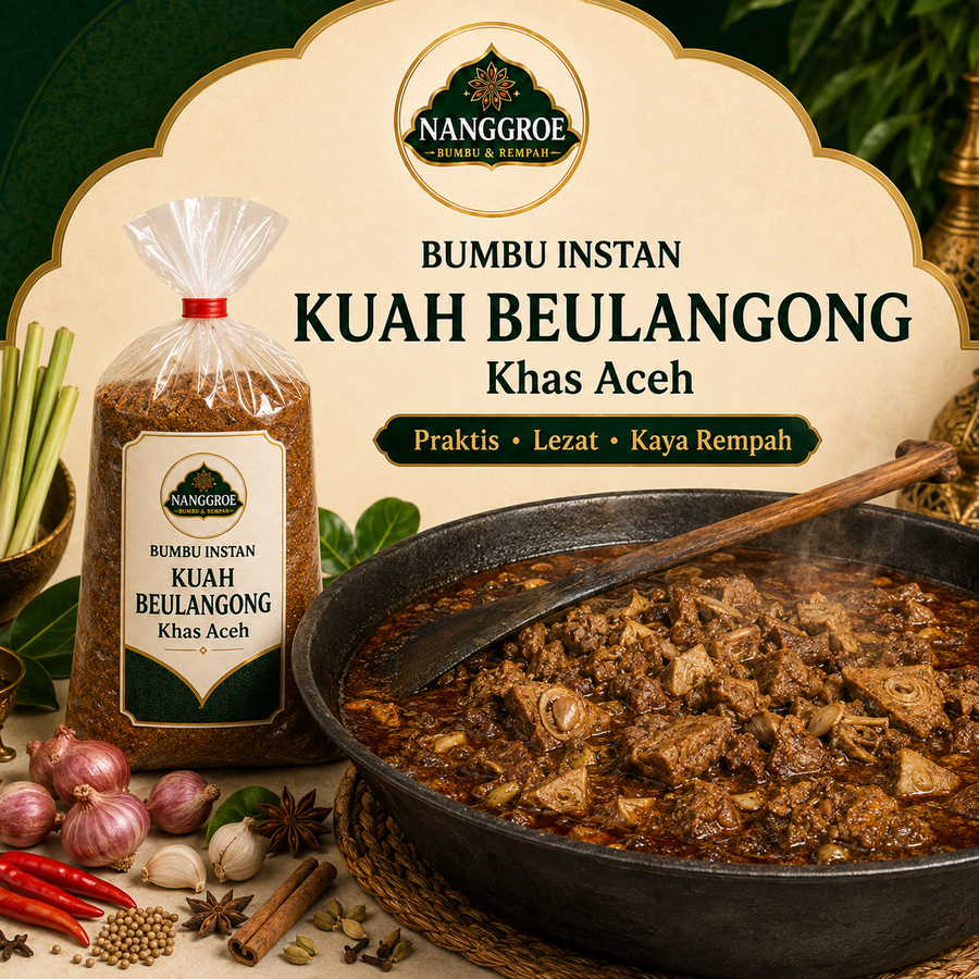 Bumbu Instan Kuah Beulangong Khas Aceh | Rempah Aroma Khas (Nanggroe Bumbu Rempah)