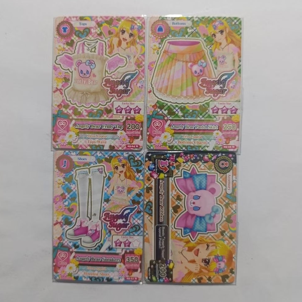 Angely Bear Coord Ichigo Hoshimiya normal card set indo Kartu Aikatsu
