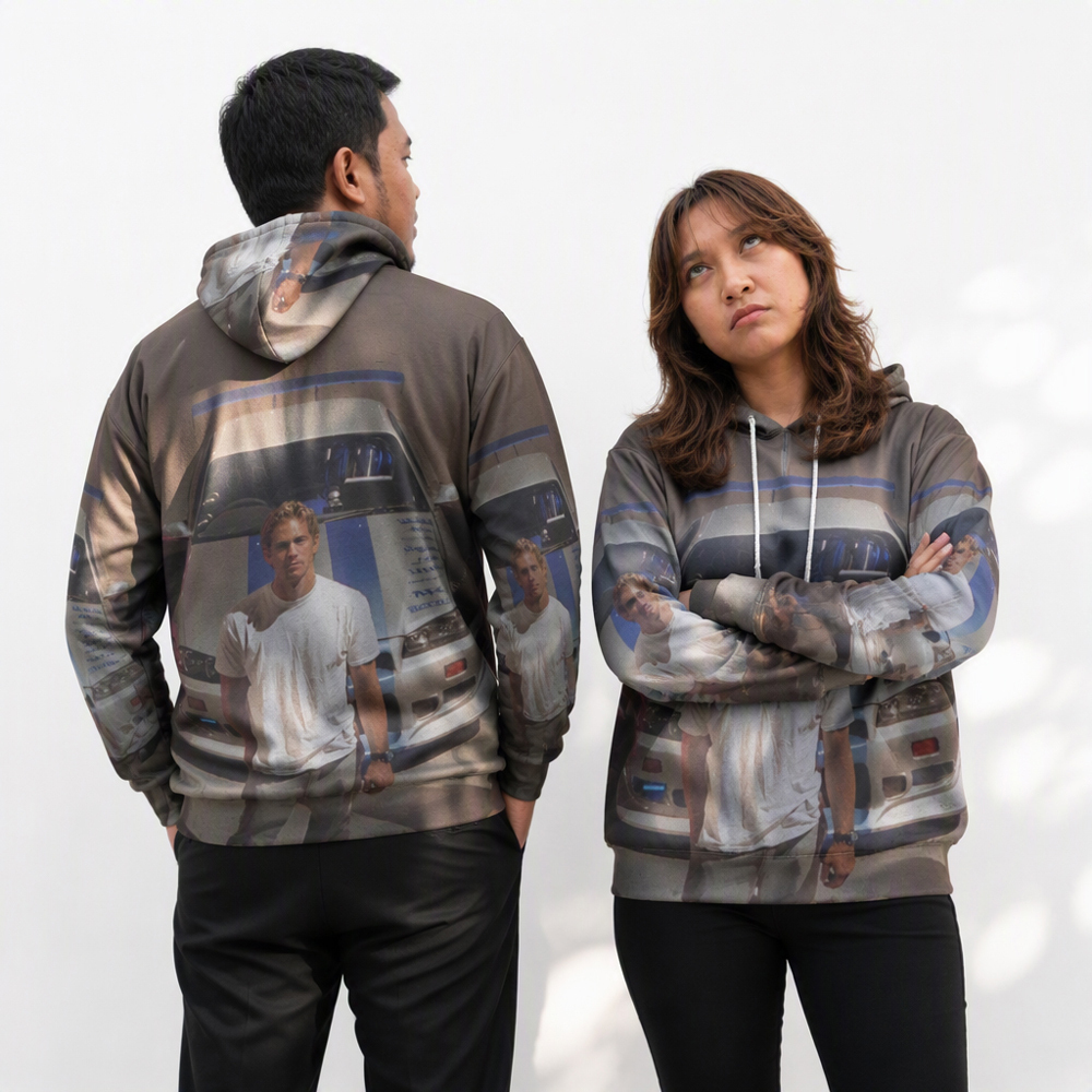 Sweater Fast Furious Hoodie Fullprint Bahan Polyester | PO 3 Hari