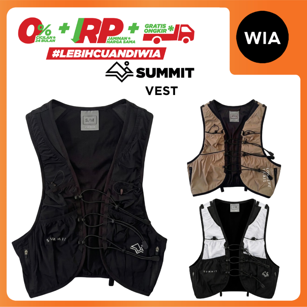WIA Summit Vest– Vest Trail Running Hiking Ultralight Premium