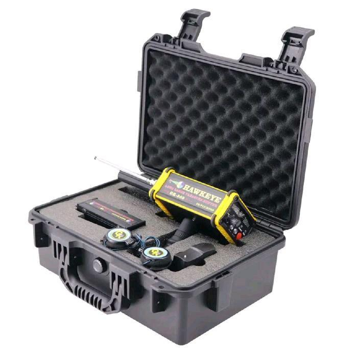 HAWKEYE GR-200 Long Range Gold Gem Diamond Treasure Detector Metal Detector Alat Pendeteksi Emas Ber