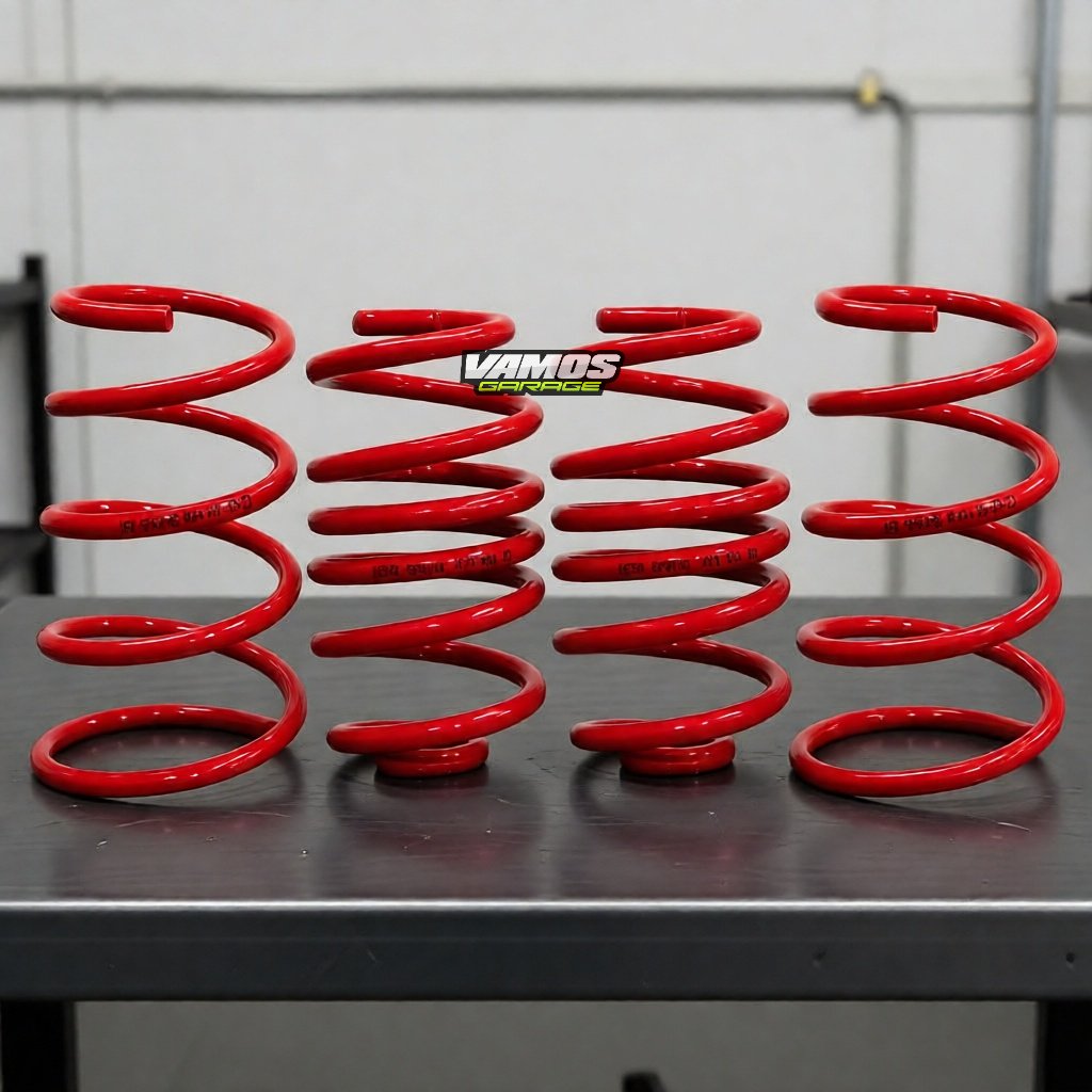 LOWERING KIT HSR RED FRONT REAR TOYOTA AVANZA 2012-2021 | PER CEPER RACING HSR