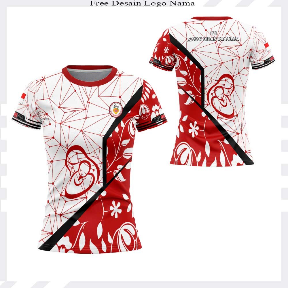 BAJU BIDAN / KAOS BIDAN / BAJU BIDAN UNISEX / JERSEY SPORT BIDAN/KAOS OLAH RAGA BIDAN