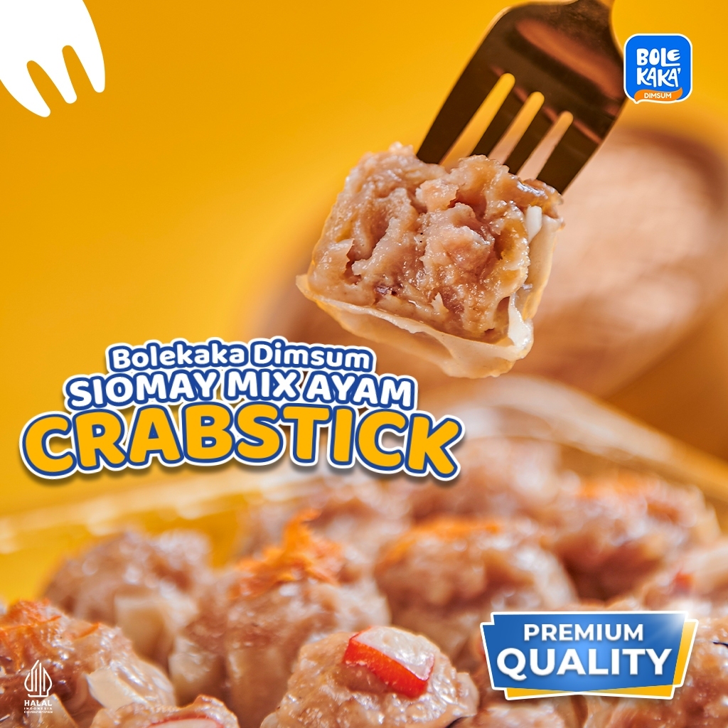 Bolekaka Dimsum Siomay Mix Ayam Crabstick 100 pcs