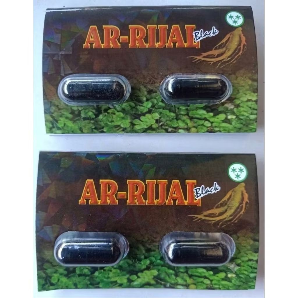 Kapsul AR-RIJAL Black herbal isi 2 5 10 20 pcs