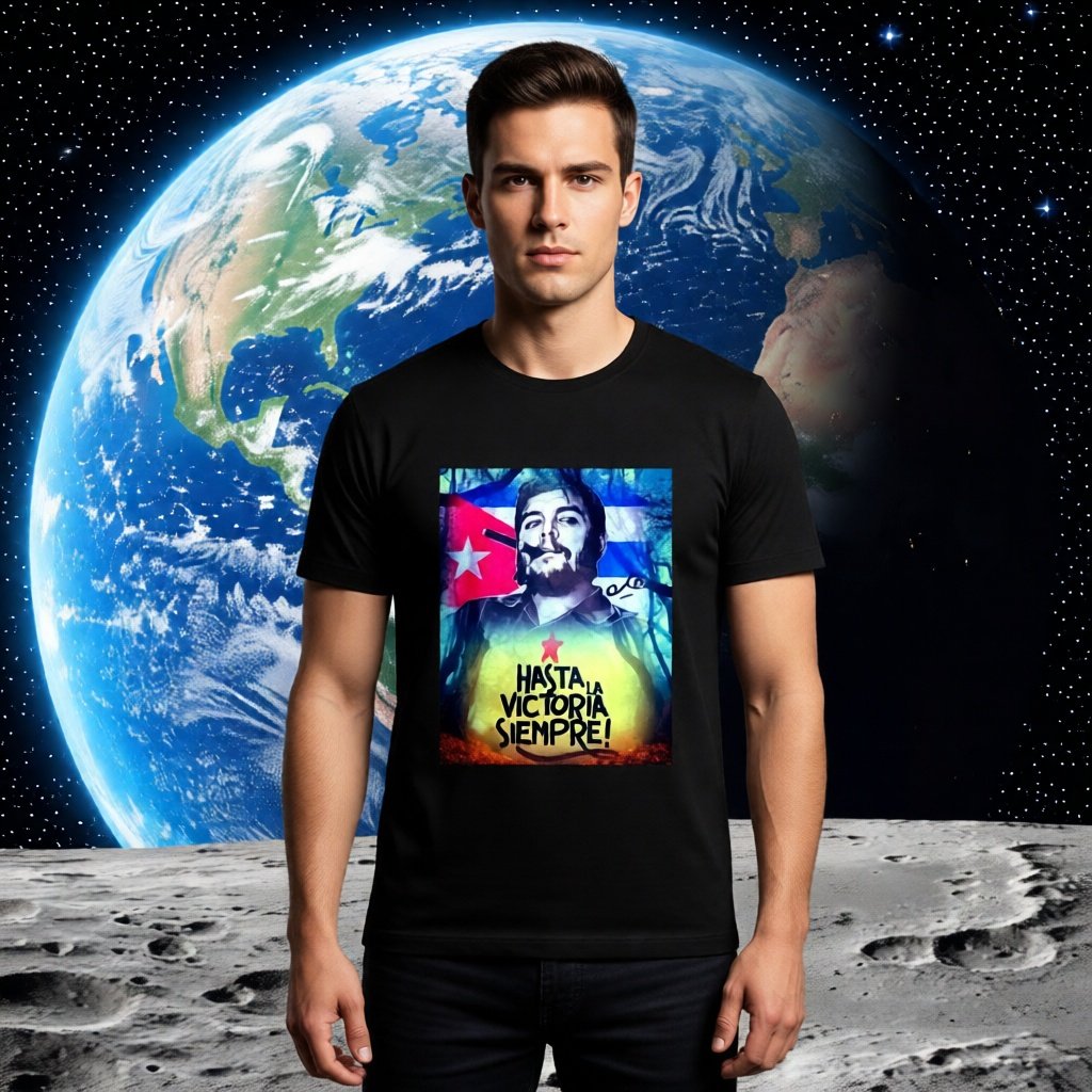 Kaos Baju Tshirt Pria Laki Cowok Cewek Perempuan Unisex Dewasa Tokoh revolusi Revolusioner Revolucio