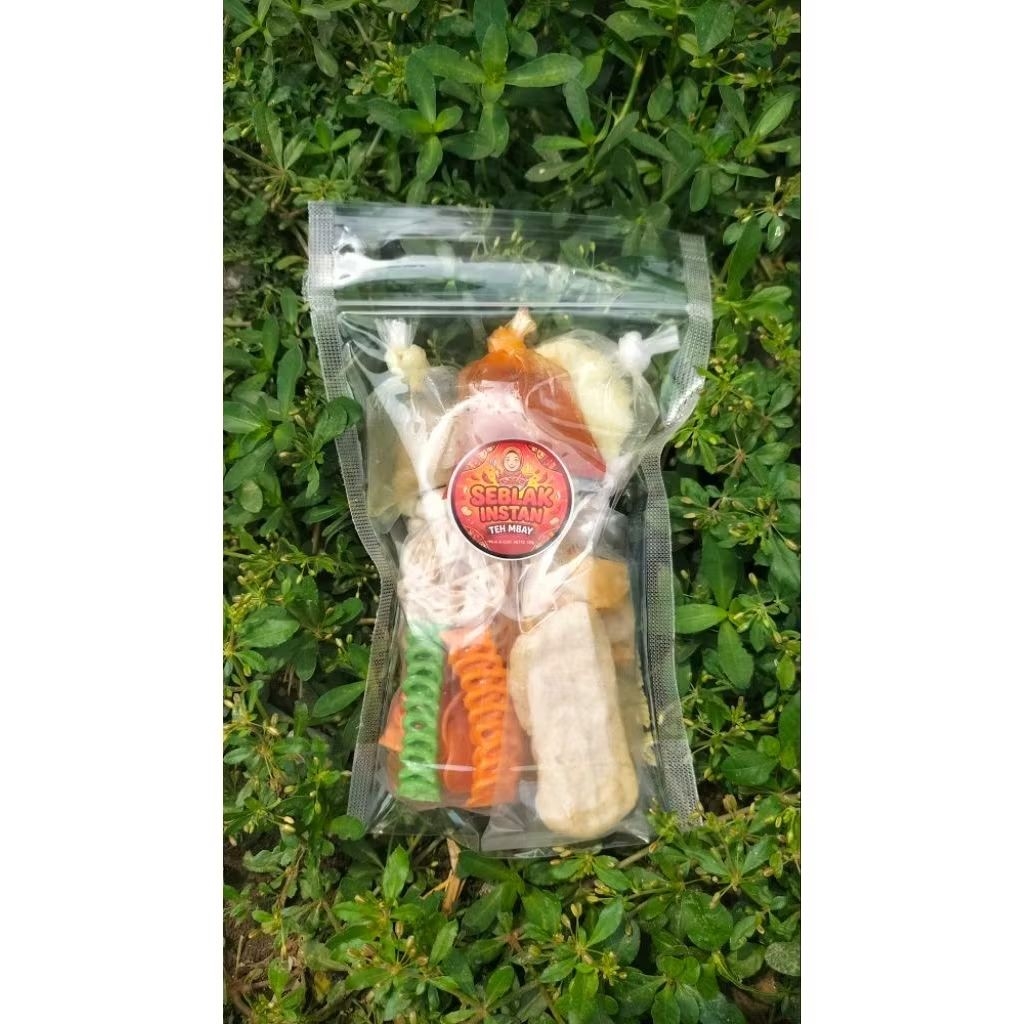 Seblak Instan Teh Mbay Toping Komplit Pedas Bumbu Rempah