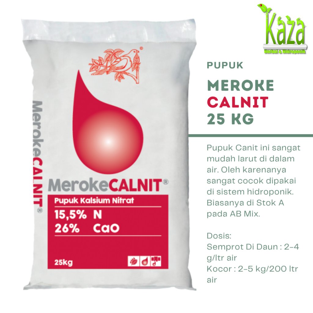 Pupuk Meroke Calnit 25 kg Karung