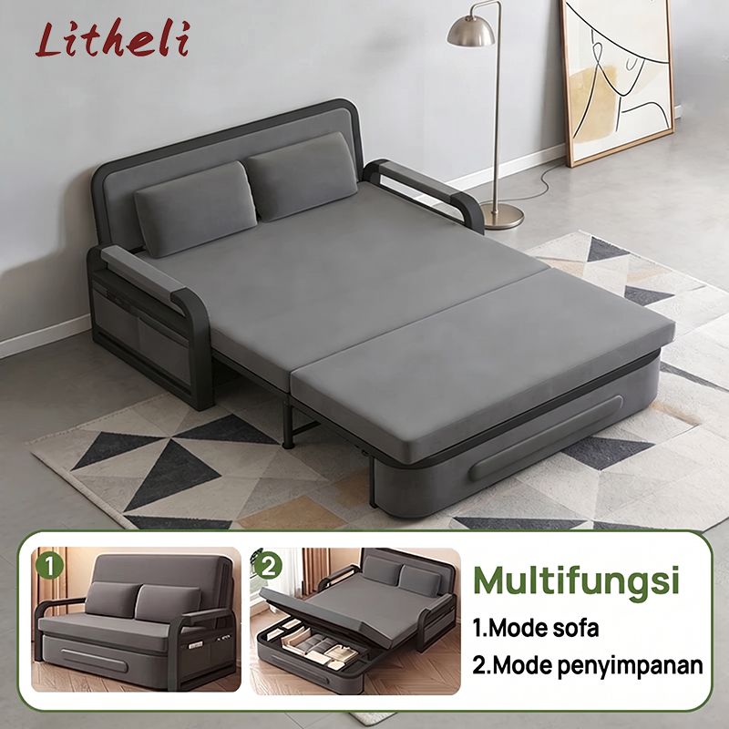 Sofa Bed Sofa ruang tamu Sofa minimalis ruang tamu kecil Sofa malas In the box Sofabed