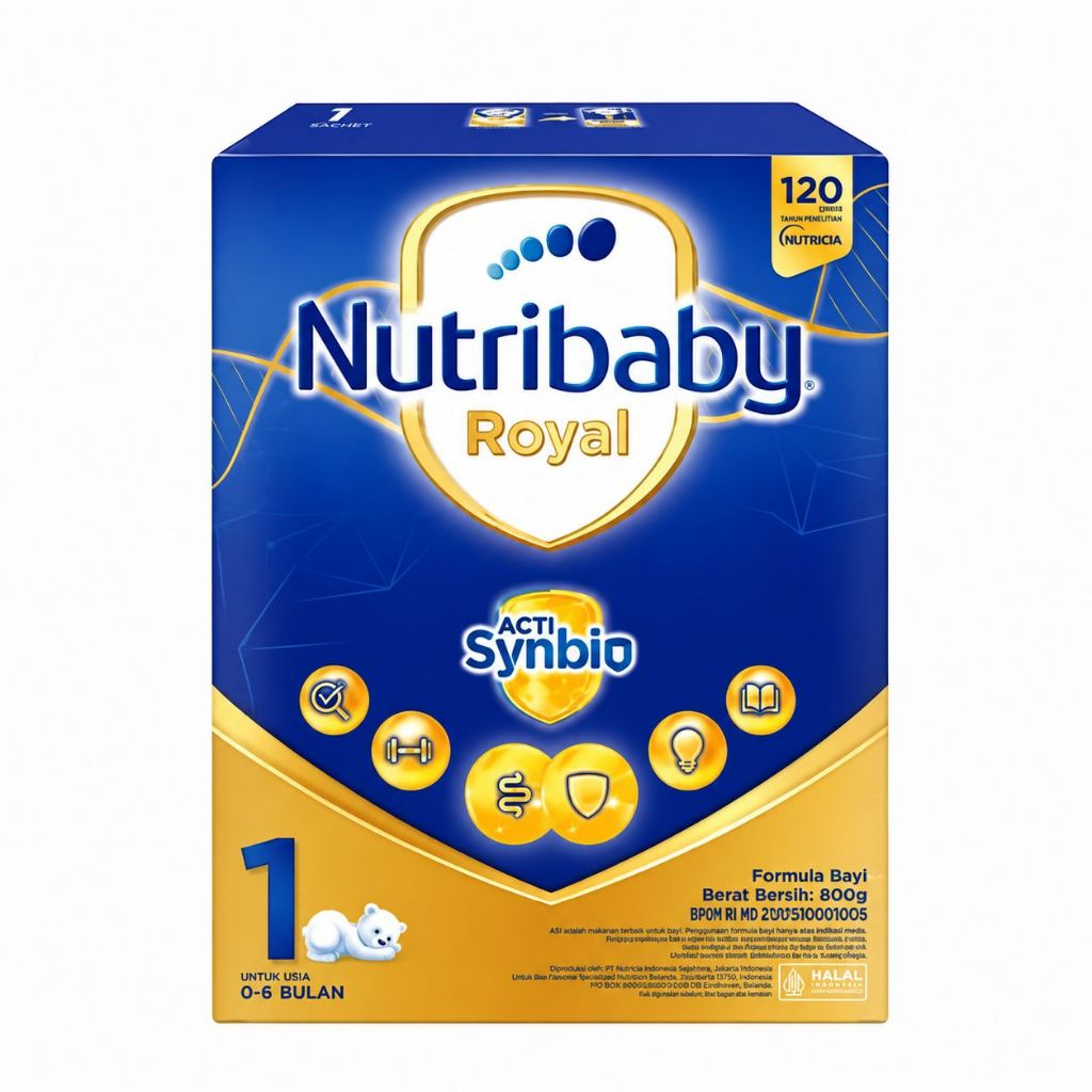 NUTRIBABY ROYAL 1 SUSU FORMULA BAYI USIA 0-6 BULAN 400GR