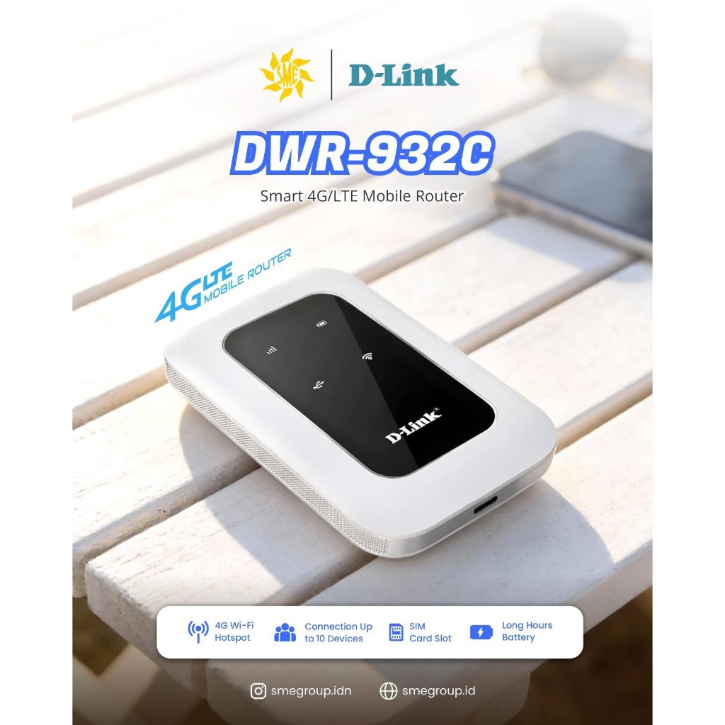 D-LINK DWR-932C 4G/LTE MODEM WIFI MOBILE ROUTER