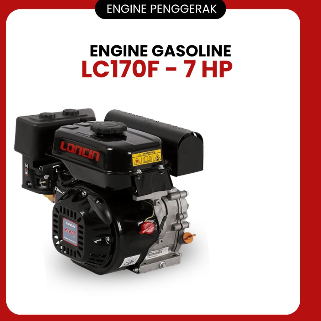 Mesin Gasoline LONCIN LC 170 F Gasoline Penggerak 7 HP