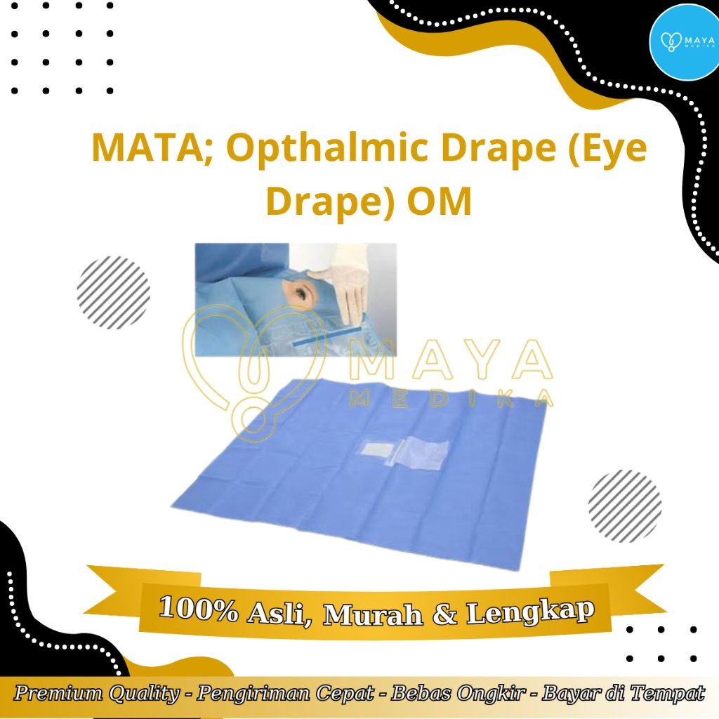 MATA; Opthalmic Drape (Eye Drape) Biru OM