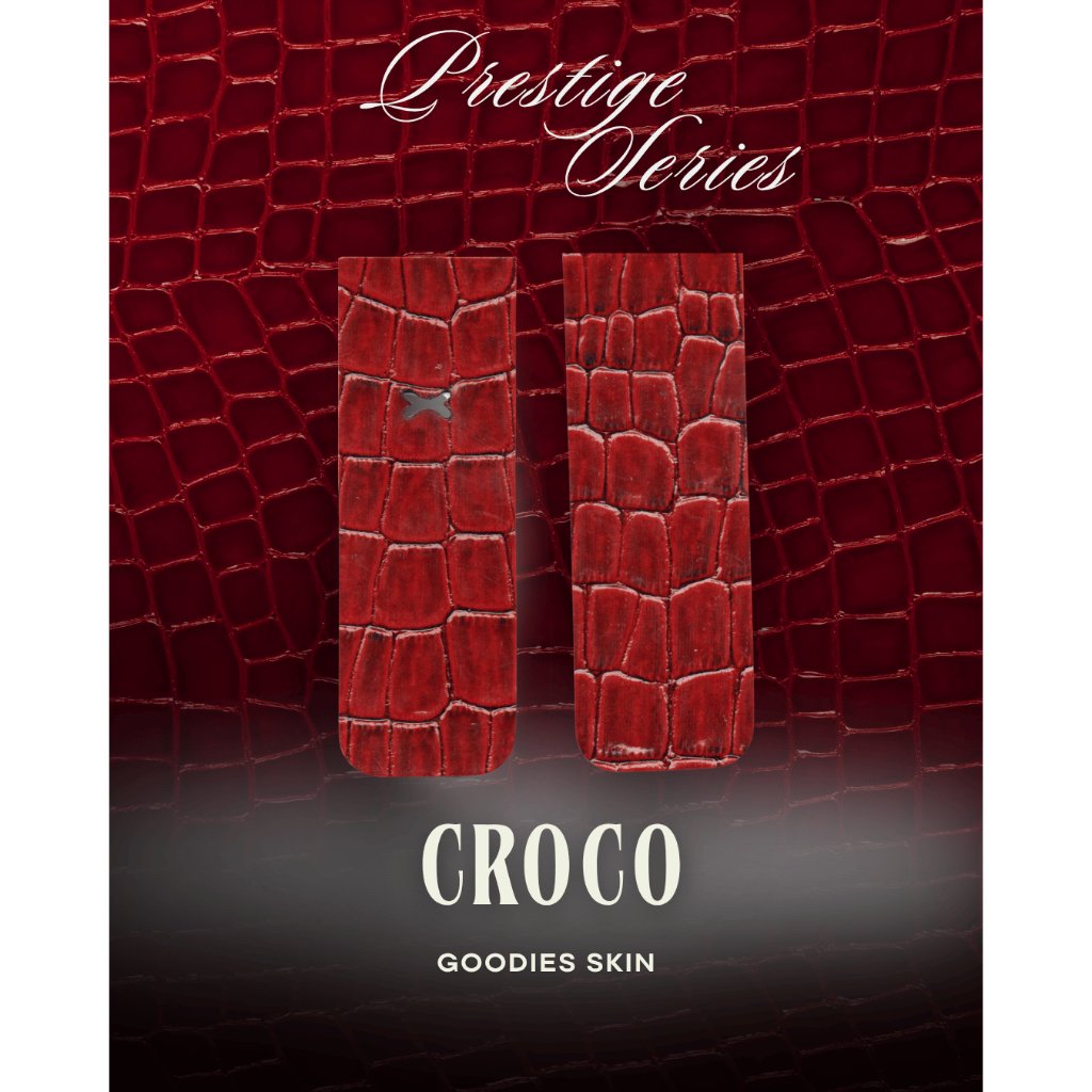 Cover Kulit Motif Croco  Xlim Pro 1, Xlim Pro 2, Xlim Go, FM SIgnature Premium | Leather Skin Anti G