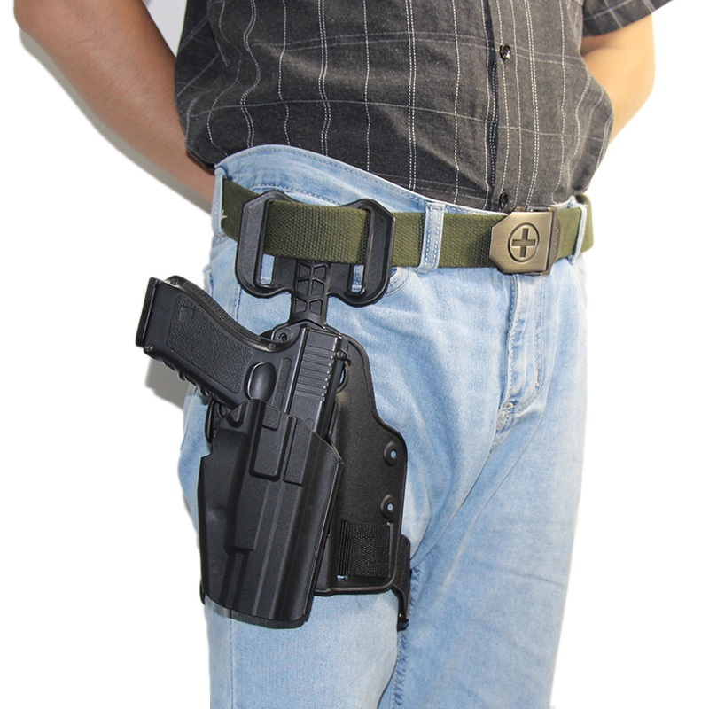 Terlaris Tactical Drop Leg Gun Holster for GL 17 19 22 BETTA M92 CZ75 TAURUS PT840 HK USP Holster Pi