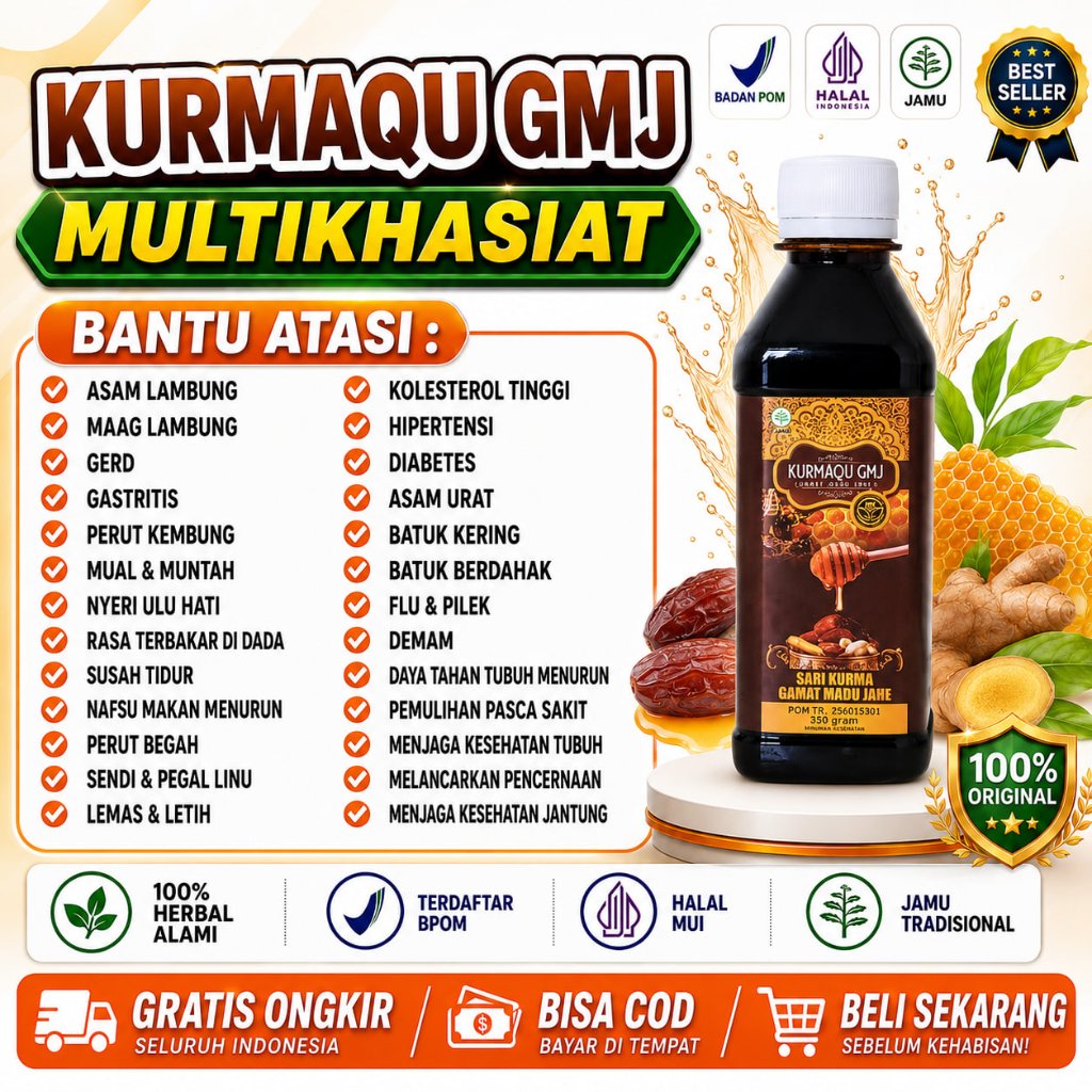 Obat Asam Lambung Obat Lambung Madu Lambung KURMAQU Asam Lambung Maag Lambung Gerd Kurmaqu Original 