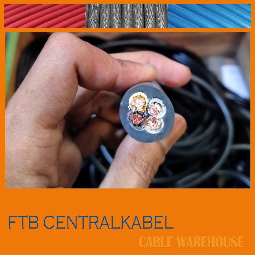 SNI FLEKSIBEL CENTRAL KABEL LISTRIK NYYHY 4x10 NYYHY 4 x 10  MTR NYYHY 4X10 1kV