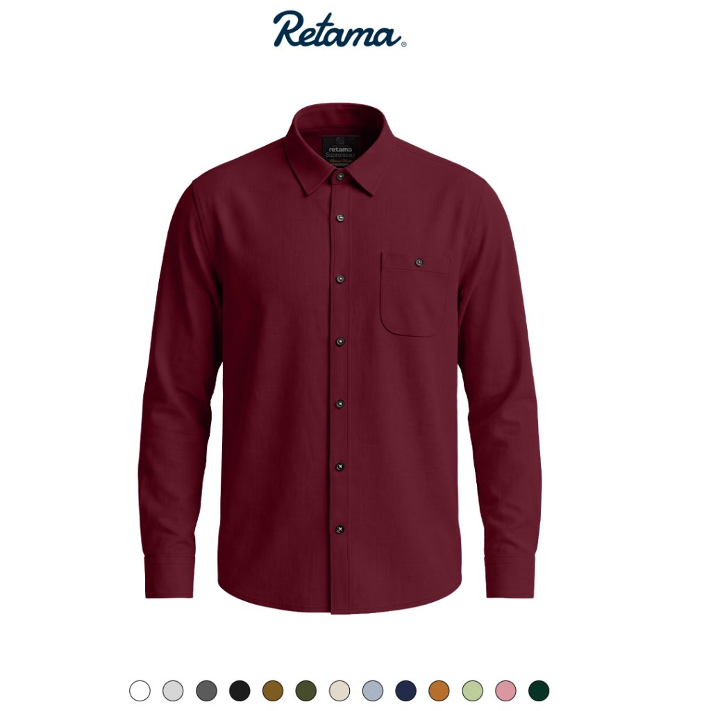KEMEJA FORTUNE 309 PANJANG RETAMA